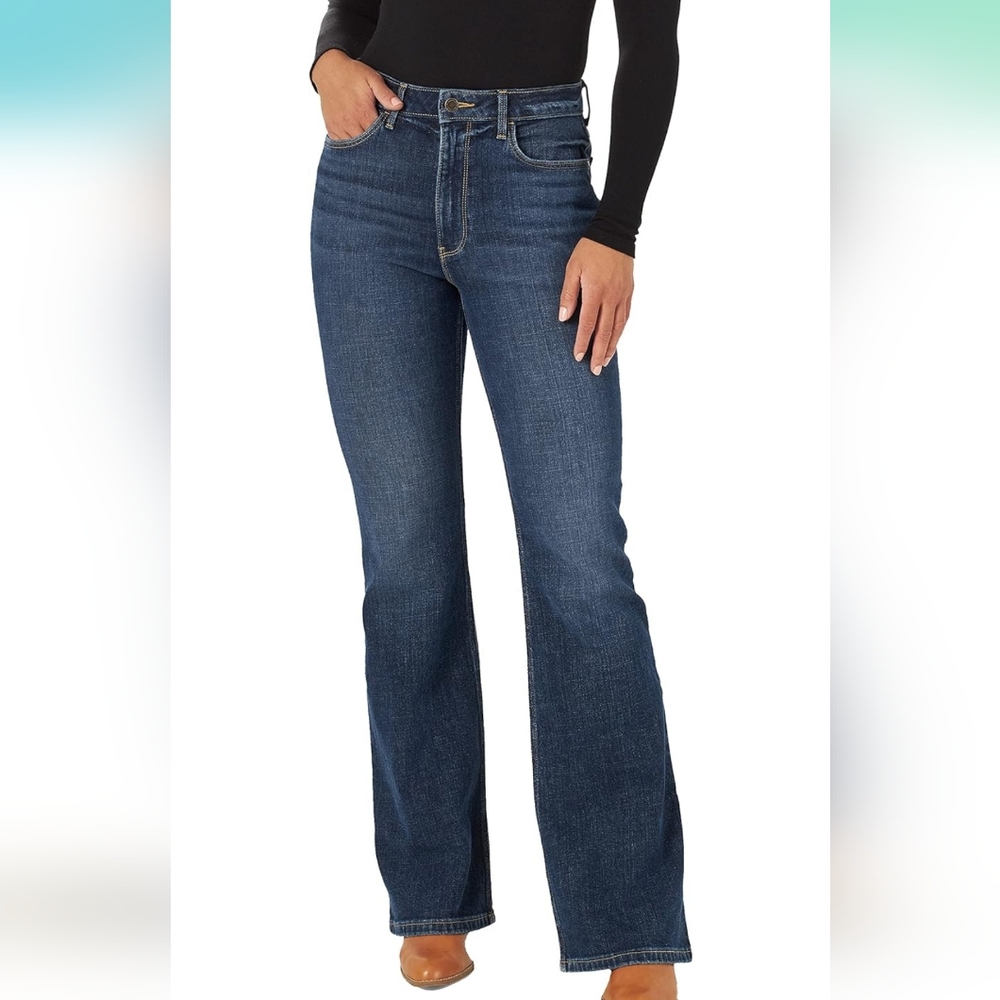 Wrangler High Rise Fierce Flare Jeans